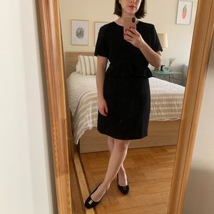 Club Monaco - LBD with waist peplum